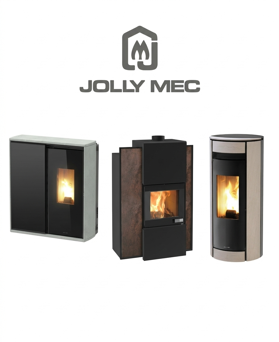Poêles à granulés Jolly Mec design italien - installateur agréé SARL PIET Essonne